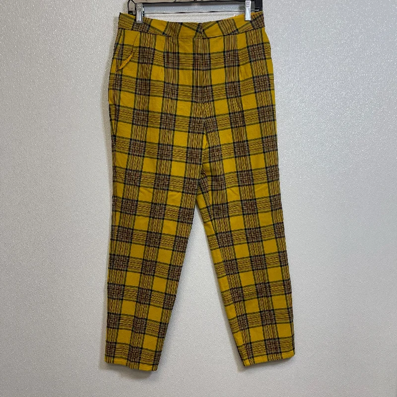 Pants Ankle By Clothes Mentor In Plaid, Size: L