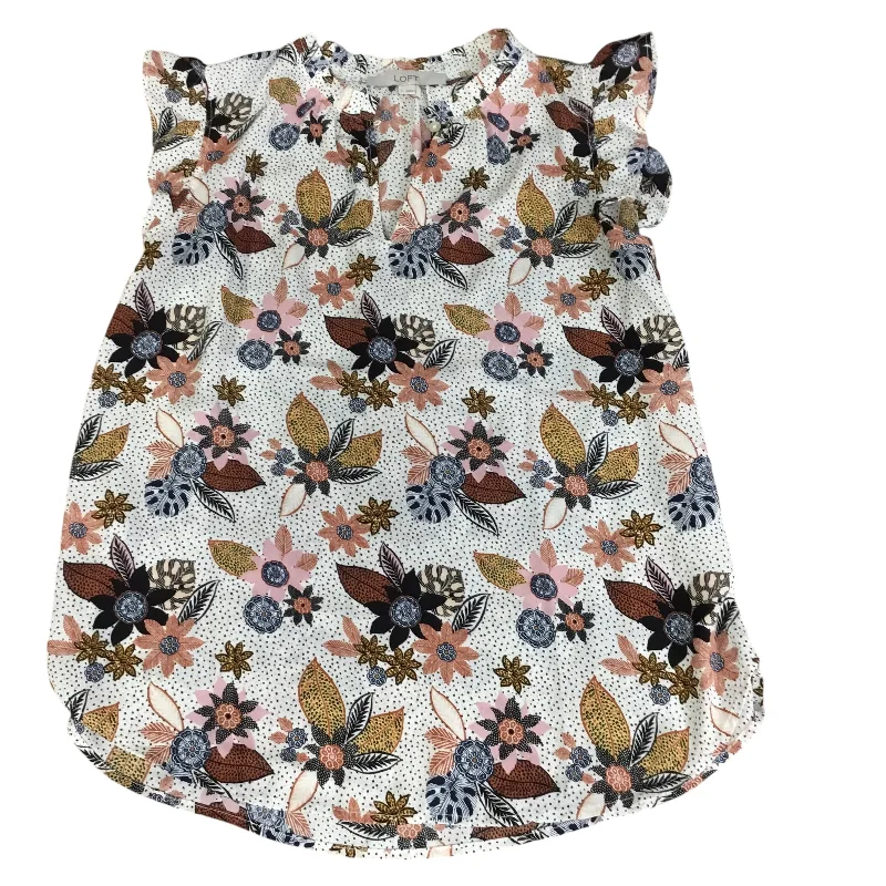 Top Sleeveless By Loft In Paisley Print, Size: 05 Piece Set